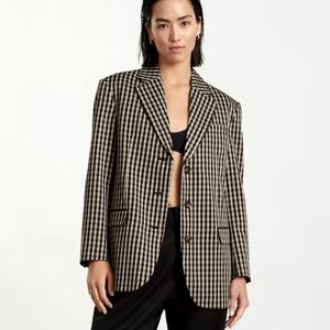 Everlane checkered 80s Blazer